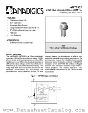AMT8302T56F datasheet pdf Anadigics Inc