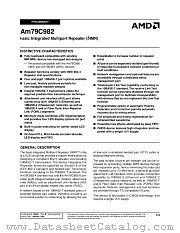 AM79C982-8JC datasheet pdf Advanced Micro Devices