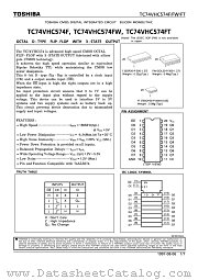 TC74VHC574 datasheet pdf TOSHIBA