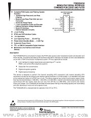TCM320AC54N datasheet pdf Texas Instruments
