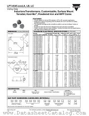 LPT-4545-5R0LC datasheet pdf Vishay