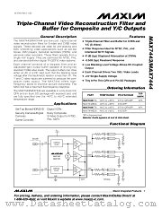 MAX7444ETA datasheet pdf MAXIM - Dallas Semiconductor