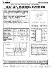 TC4015 datasheet pdf TOSHIBA