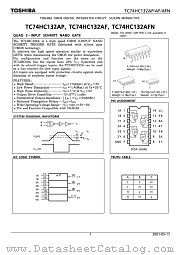TC74HC132 datasheet pdf TOSHIBA