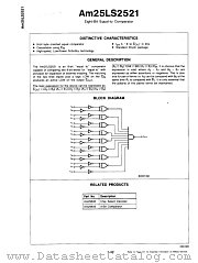 AM25LS2521 datasheet pdf Advanced Micro Devices
