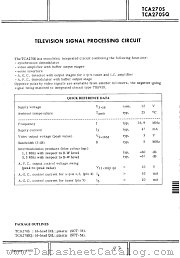 TCA270S datasheet pdf Philips