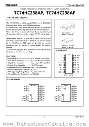 TC74HC238 datasheet pdf TOSHIBA