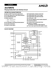 AM79R70 datasheet pdf Advanced Micro Devices