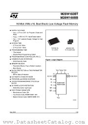 M28W160BTB100N6T datasheet pdf ST Microelectronics
