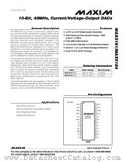 MAX5184BEEG datasheet pdf MAXIM - Dallas Semiconductor