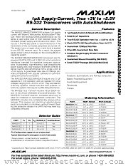 MAX3243CWI datasheet pdf MAXIM - Dallas Semiconductor