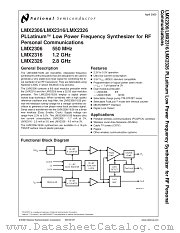 LM2326 datasheet pdf National Semiconductor