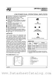 LM158P datasheet pdf ST Microelectronics