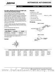 HGTP3N60C3D datasheet pdf Intersil