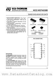 HCF4030B datasheet pdf ST Microelectronics