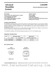 AMS1009AN datasheet pdf Advanced Monolithic Systems