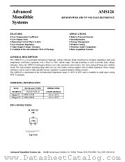AMS124AM datasheet pdf Advanced Monolithic Systems