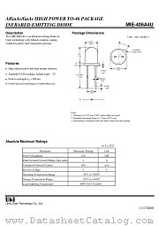 MIE-406A4U datasheet pdf Unity Opto Technology
