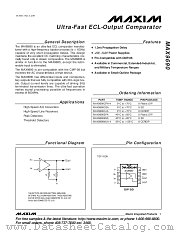 MAX9690 datasheet pdf MAXIM - Dallas Semiconductor