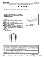 TC9184 datasheet pdf TOSHIBA