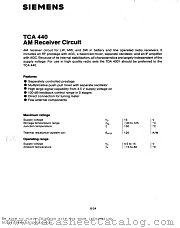 TCA440 datasheet pdf Siemens