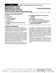 MACH210A-12JC datasheet pdf Lattice Semiconductor