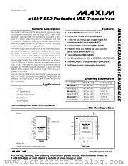 MAX3452EEUD datasheet pdf MAXIM - Dallas Semiconductor