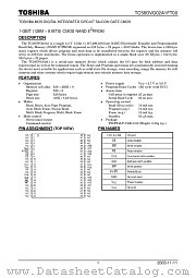 TC58DVG02A1F00 datasheet pdf TOSHIBA