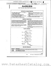 AM26LS29 datasheet pdf Advanced Micro Devices