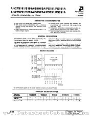 AM27S191A75B3A datasheet pdf Advanced Micro Devices