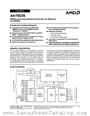 AM79C90JCTR datasheet pdf Advanced Micro Devices