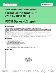 FAR-F5CH-915M00-L2JW-T datasheet pdf Fujitsu Microelectronics