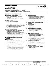 AM29F100T-120DTE1 datasheet pdf Advanced Micro Devices