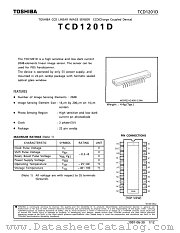 TCD1201D datasheet pdf TOSHIBA