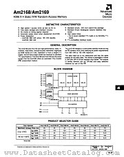 AM2168 datasheet pdf Advanced Micro Devices