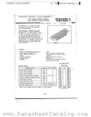 TCD102C1 datasheet pdf TOSHIBA