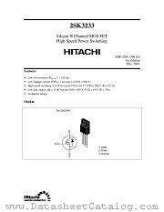 2SK3233 datasheet pdf Hitachi Semiconductor