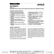 AM79C873KCW datasheet pdf Advanced Micro Devices
