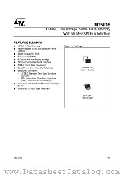 M25P16-VMF6TG datasheet pdf ST Microelectronics