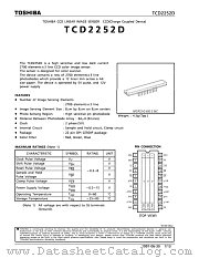 TCD2252D datasheet pdf TOSHIBA