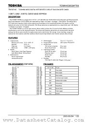 TC58NVG0S3AFT05 datasheet pdf TOSHIBA
