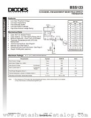 BSS123-7 datasheet pdf Diodes