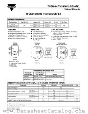 BS107KL-TR1 datasheet pdf Vishay