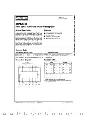 DM74LS164N datasheet pdf Fairchild Semiconductor