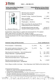 SMZ12 datasheet pdf Diotec Elektronische