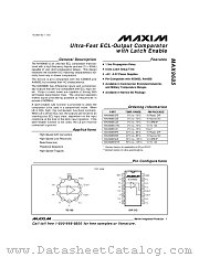 MAX9685MJE datasheet pdf MAXIM - Dallas Semiconductor