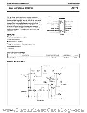 UA747C datasheet pdf Philips