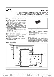 L6911B datasheet pdf ST Microelectronics