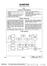 AM9519A-1DCB datasheet pdf Advanced Micro Devices