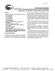 CY7C433-15AC datasheet pdf Cypress